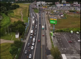 drum cluj floresti dn1 tronson I centura metropolitana