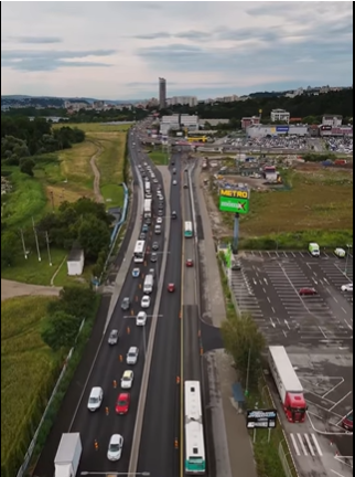 drum cluj floresti dn1 tronson I centura metropolitana