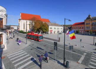 centrul municipiul Turda din judetul Cluj