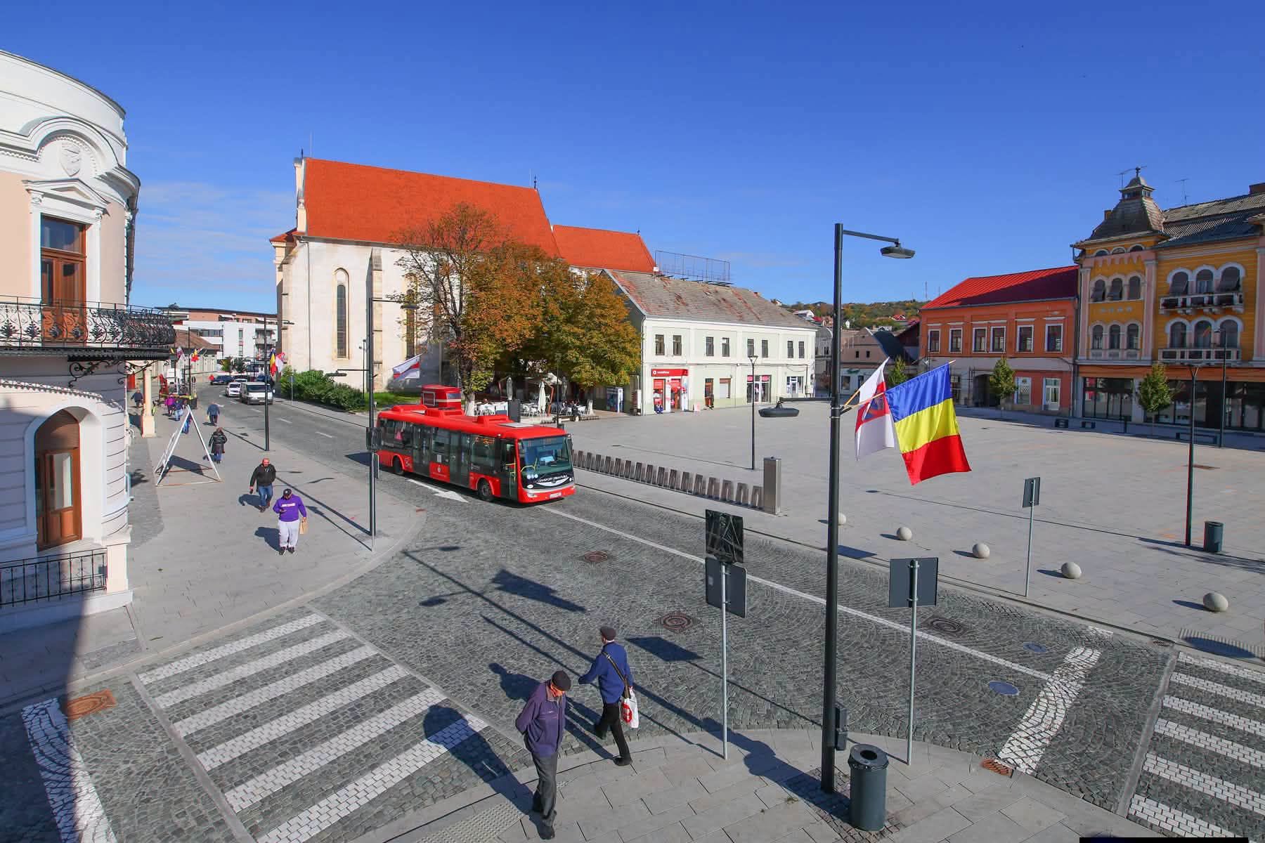 centrul municipiul Turda din judetul Cluj
