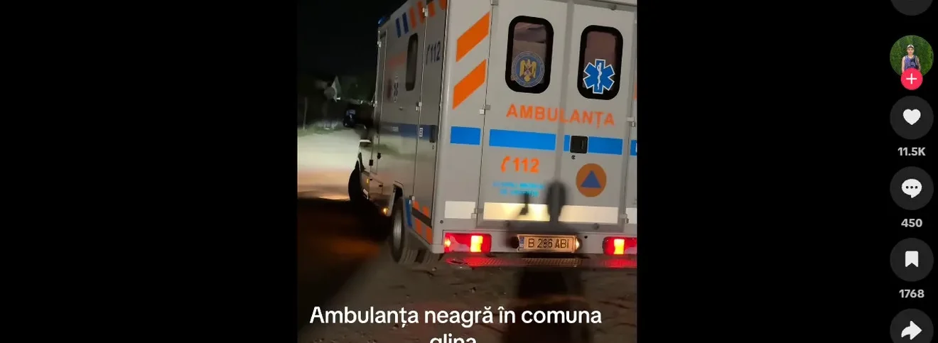 ambulanta neagra fura copii