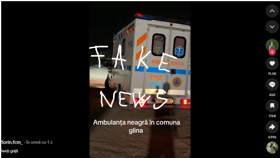 nu exista ambulanta neagra care fura copii tiktok