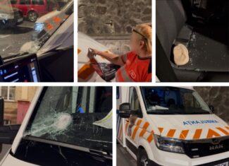 ambulanta atacata in comuna recea cristur cluj