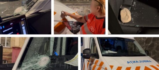 ambulanta atacata in comuna recea cristur cluj