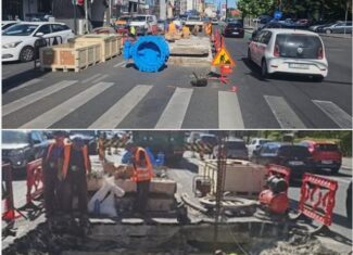 avarie apa calea manastur companai de apa somes