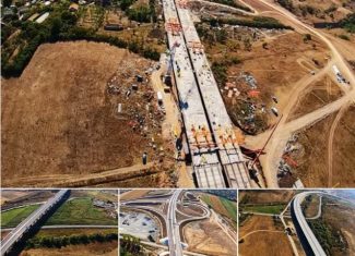 zimbor nadaselu din avion autostrada transilvania cluj