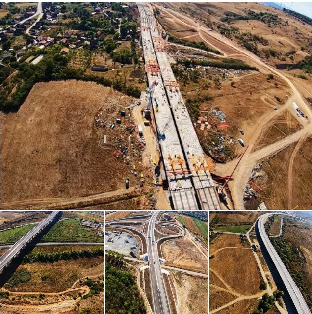 zimbor nadaselu din avion autostrada transilvania cluj