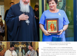 mitropolitul andrei andreicut si sefa ISj Cluj marinela marc