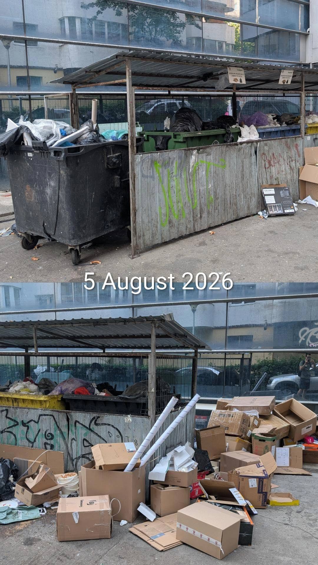 gunoi piata marasti dezastru