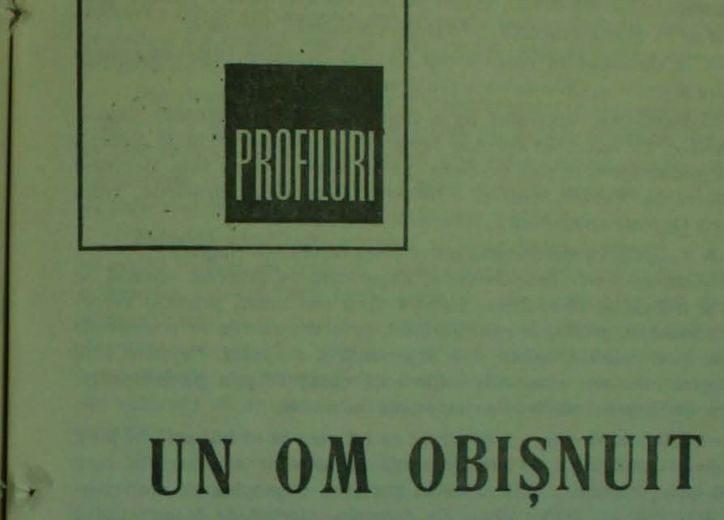 velea eugen un om obisnuit