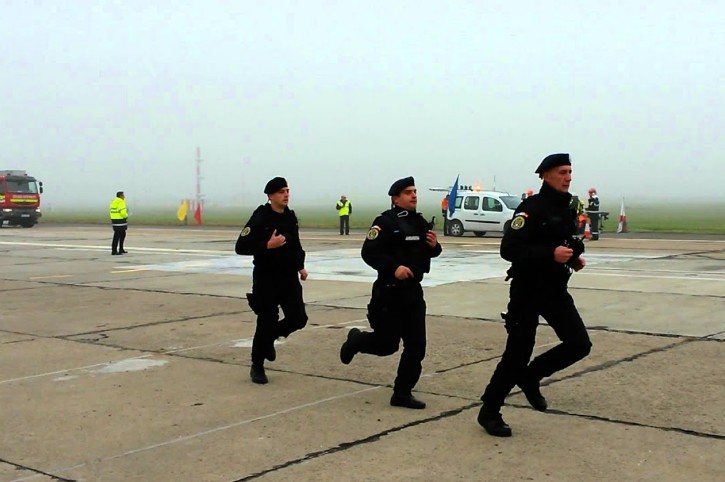 exercitiu securitate aeroprot cluj