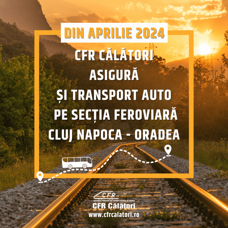 cale ferata cu autobuzul din aprilie 2024