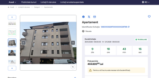 apartament floresti anaf licitatie