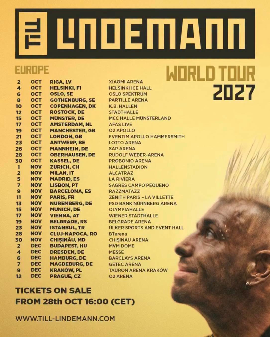 Till Lindemann solist reimstein in Cluj