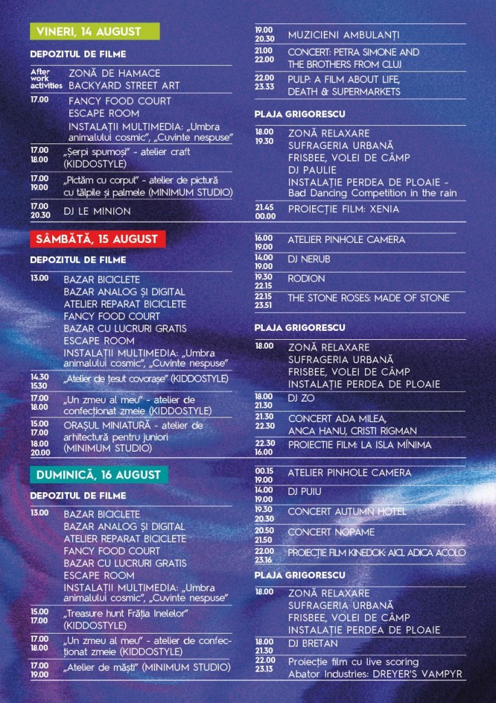 Program Colours of Cluj 2015